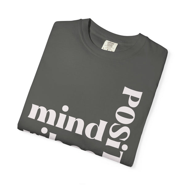 ♡ Positive Mind-Vibes-Life .: Unisex Garment Dyed 100% Cotton T-Shirts (Relaxed fit)