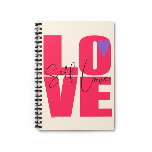 ♡ SELF LOVE.: Classic Spiral Notebook :: 118 Ruled Line