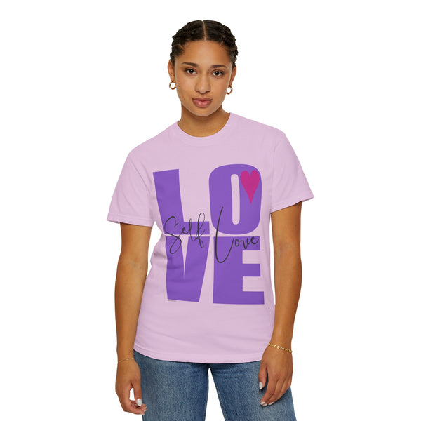 ♡ Self-LOVE .: Garment Dyed 100% Cotton T-Shirts (Relaxed fit)
