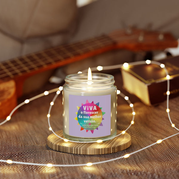 ♡ Viva o florescer da sua melhor versão .: Scented Candle (4oz) Eco Friendly