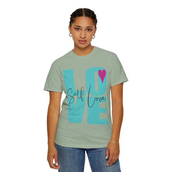 ♡ Self-LOVE .: Garment Dyed 100% Cotton T-Shirts (Relaxed fit)