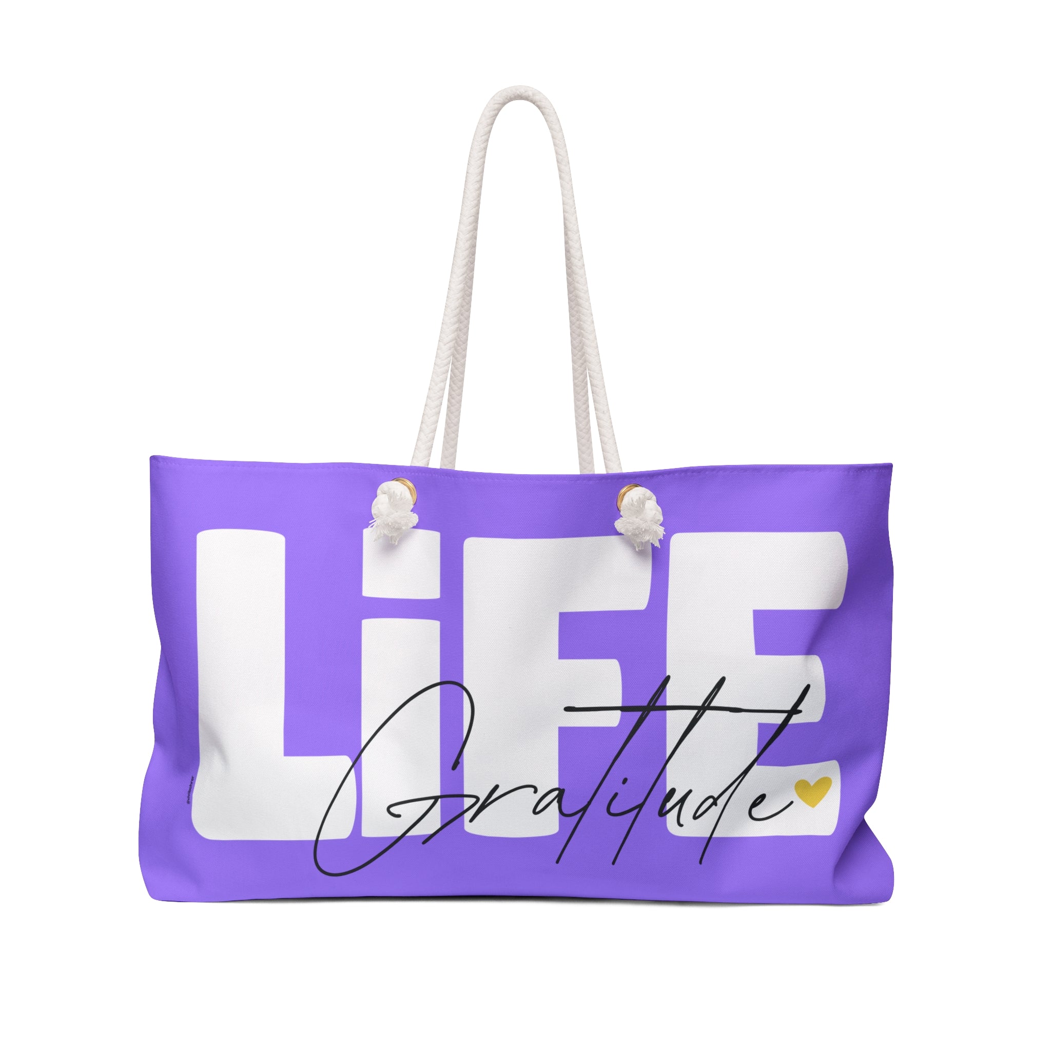 ♡ LIFE .: Gratitude :: Weekender Tote