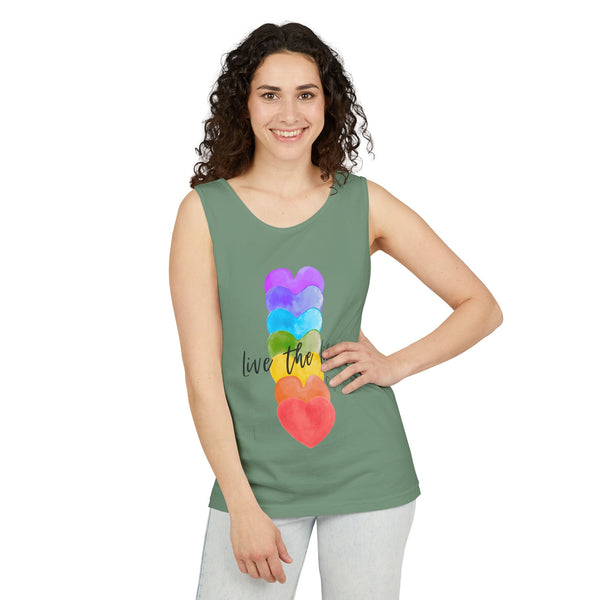 Live the Life .: Garment-Dyed Tank Top