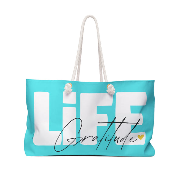 ♡ LIFE .: Gratitude :: Weekender Tote