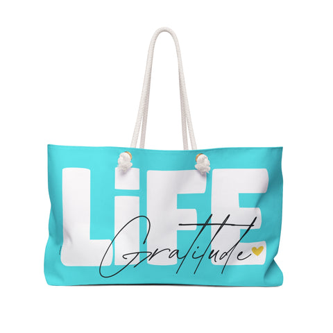 ♡ LIFE .: Gratitude :: Weekender Tote
