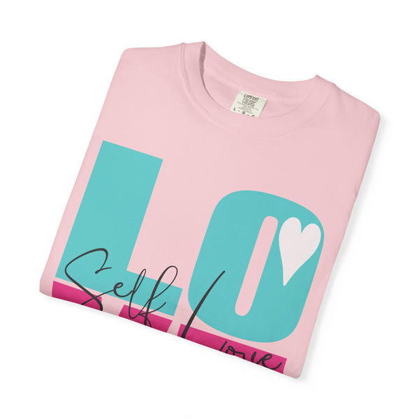 ♡ Self-LOVE .: Garment Dyed 100% Cotton T-Shirts (Relaxed fit)
