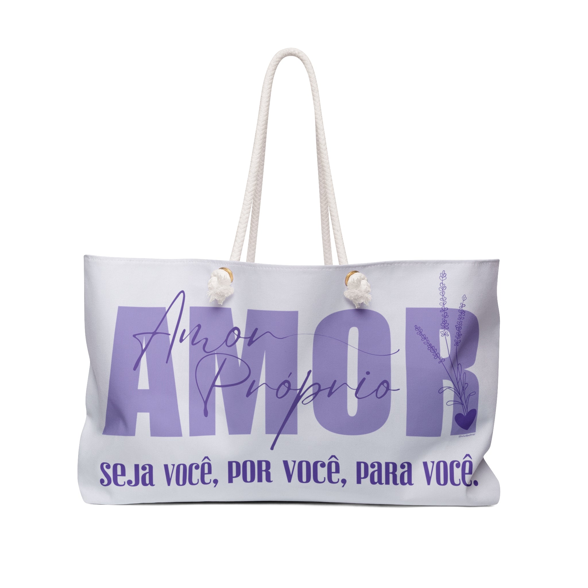 ♡ Amor Próprio :: Coleção Lavanda :: Weekender Tote