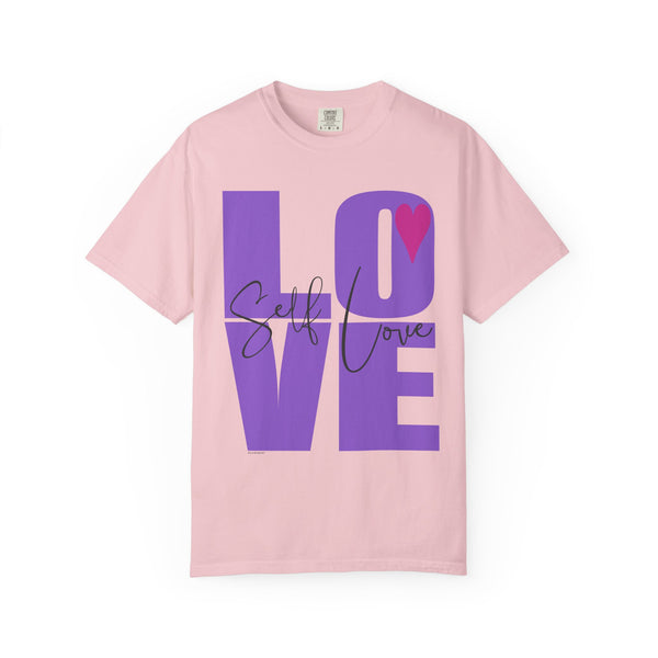 ♡ Self-LOVE .: Garment Dyed 100% Cotton T-Shirts (Relaxed fit)