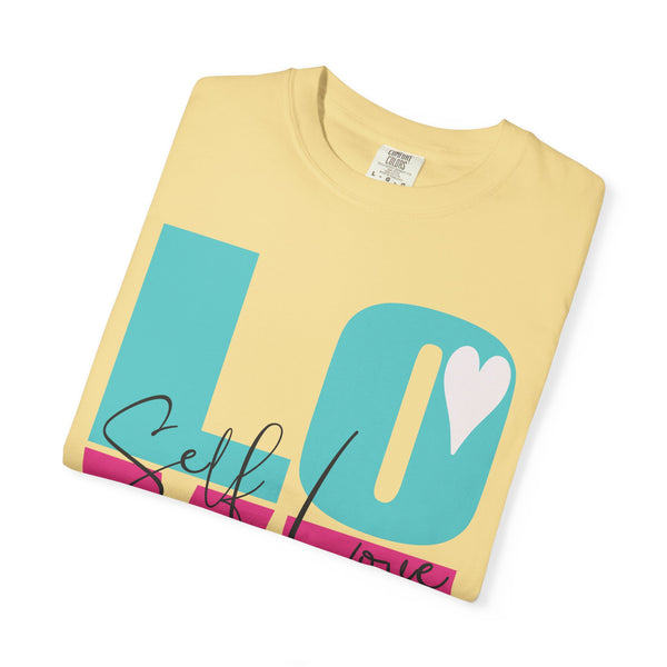 ♡ Self-LOVE .: Garment Dyed 100% Cotton T-Shirts (Relaxed fit)