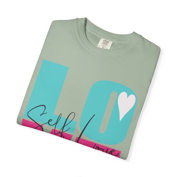 ♡ Self-LOVE .: Garment Dyed 100% Cotton T-Shirts (Relaxed fit)