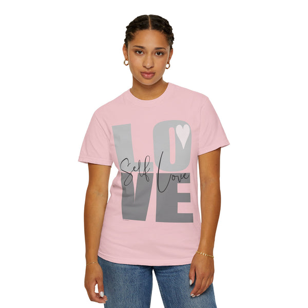 ♡ Self-LOVE .: Garment Dyed 100% Cotton T-Shirts (Relaxed fit)