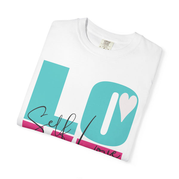 ♡ Self-LOVE .: Garment Dyed 100% Cotton T-Shirts (Relaxed fit)