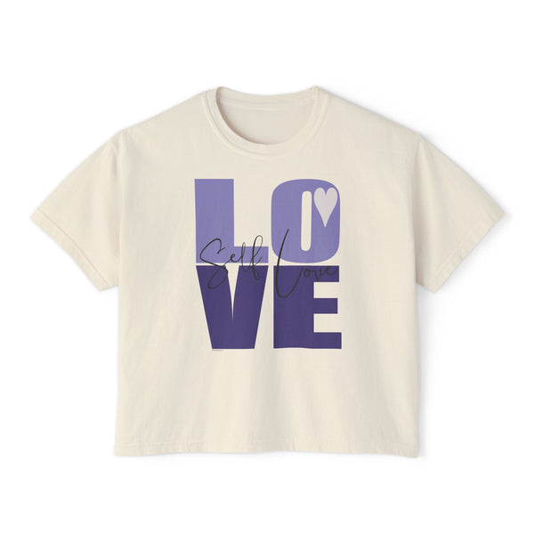 Self LOVE .: Women's Boxy Tee (Boxy fit)