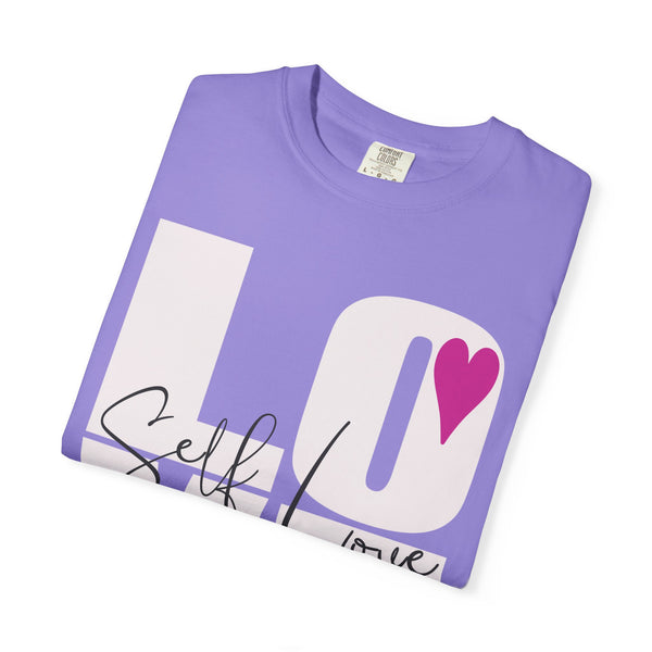 ♡ Self-LOVE .: Garment Dyed 100% Cotton T-Shirts (Relaxed fit)