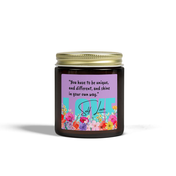 ♡ SELF LOVE .: Scented Candle (4oz) Eco Friendly