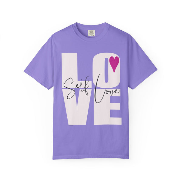 ♡ Self-LOVE .: Garment Dyed 100% Cotton T-Shirts (Relaxed fit)