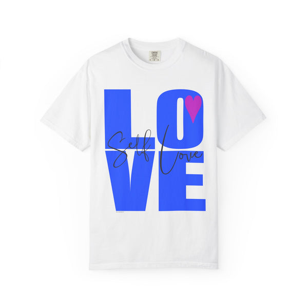 ♡ Self-LOVE .: Garment Dyed 100% Cotton T-Shirts (Relaxed fit)