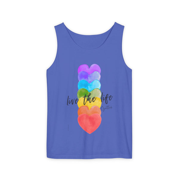 Live the Life .: Garment-Dyed Tank Top