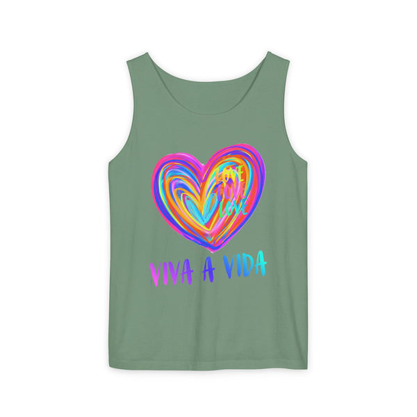 VIVA A VIDA .: Garment-Dyed Tank Top
