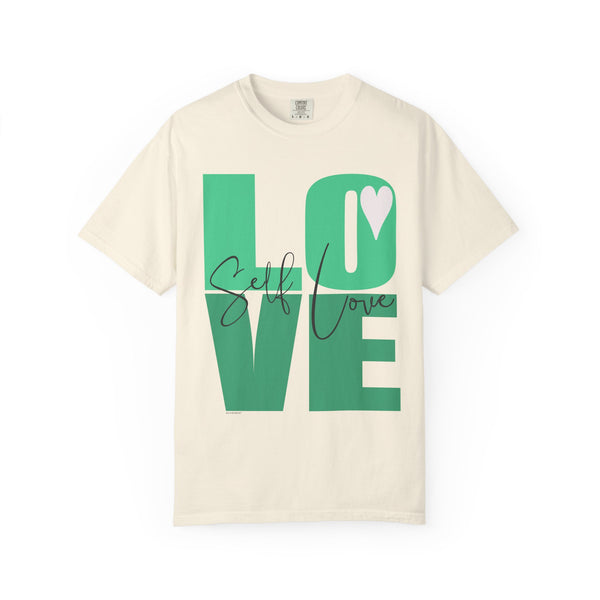 ♡ Self-LOVE .: Garment Dyed 100% Cotton T-Shirts (Relaxed fit)