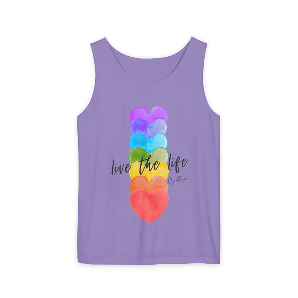 Live the Life .: Garment-Dyed Tank Top