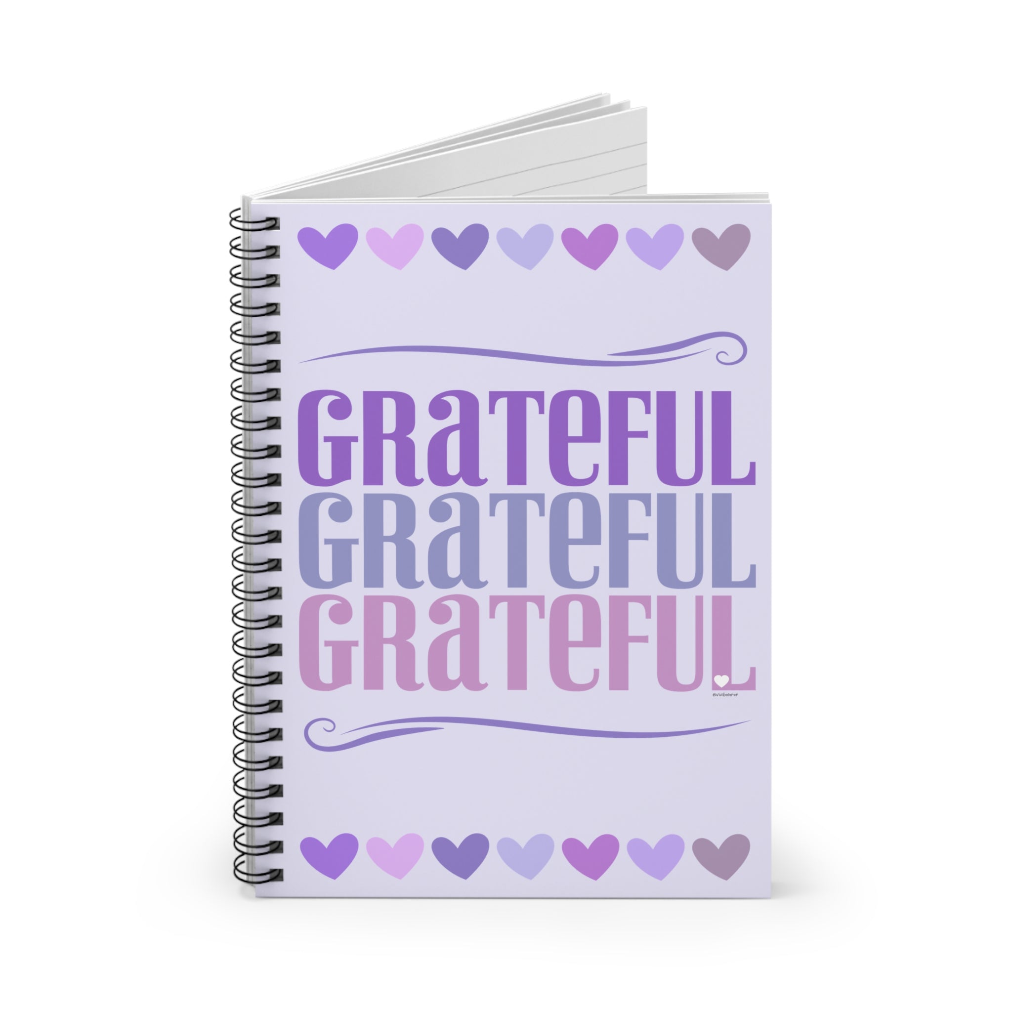 ♡ Spiral Notebook with Inspirational Design :: 118 Ruled Line