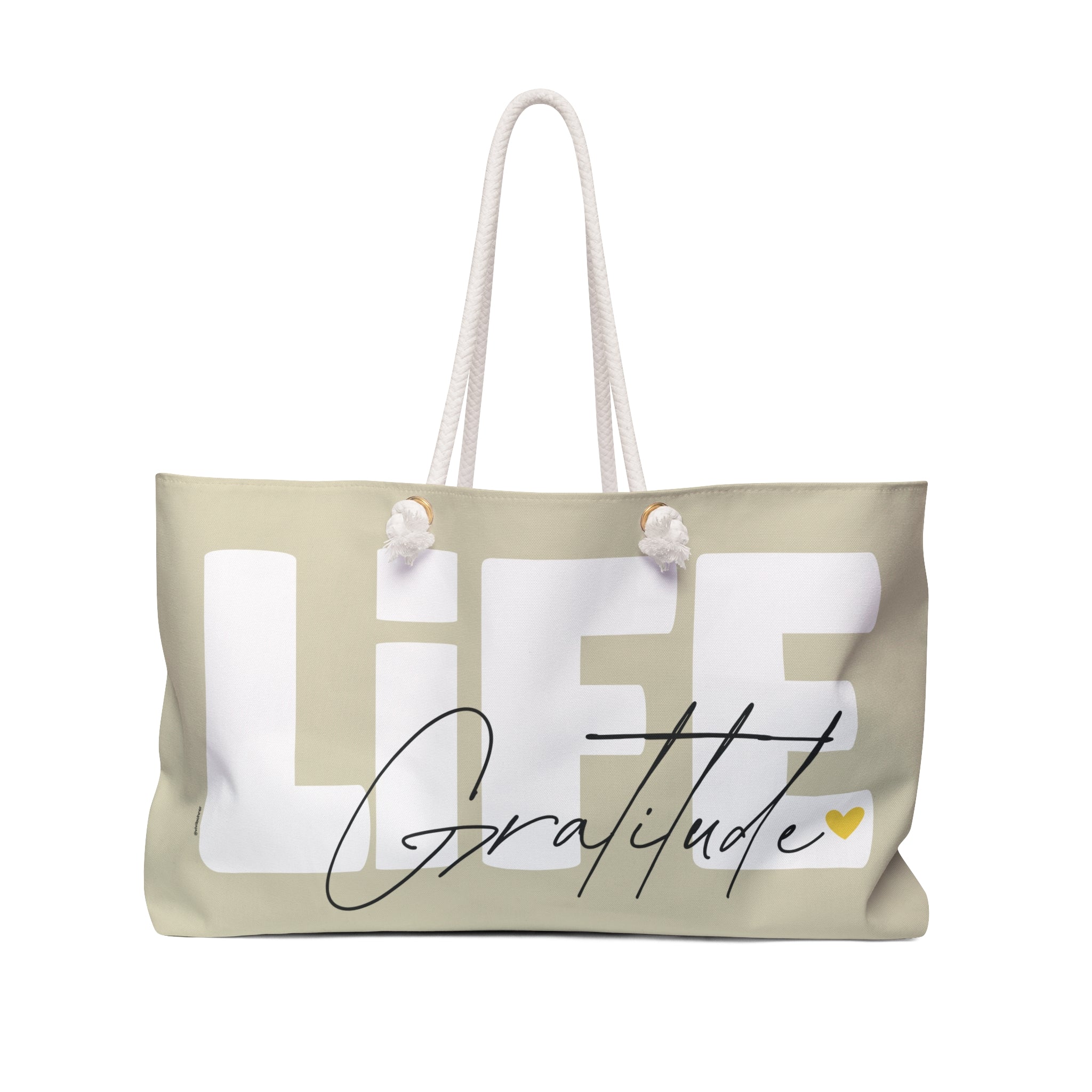 ♡ LIFE .: Gratitude :: Weekender Tote