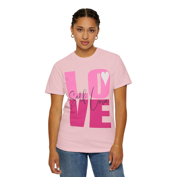 ♡ Self-LOVE .: Garment Dyed 100% Cotton T-Shirts (Relaxed fit)