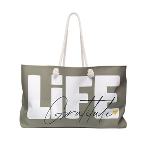 ♡ LIFE .: Gratitude :: Weekender Tote