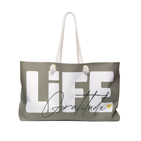 ♡ LIFE .: Gratitude :: Weekender Tote