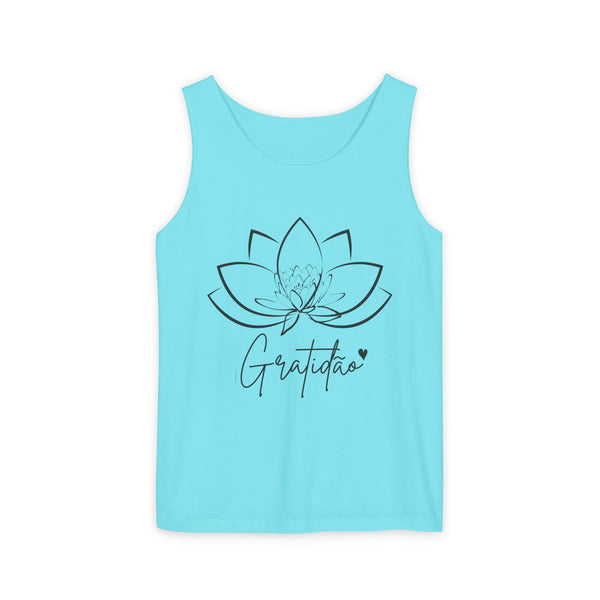 Gratidão .: Garment-Dyed Tank Top