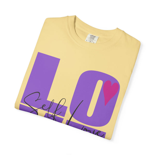 ♡ Self-LOVE .: Garment Dyed 100% Cotton T-Shirts (Relaxed fit)
