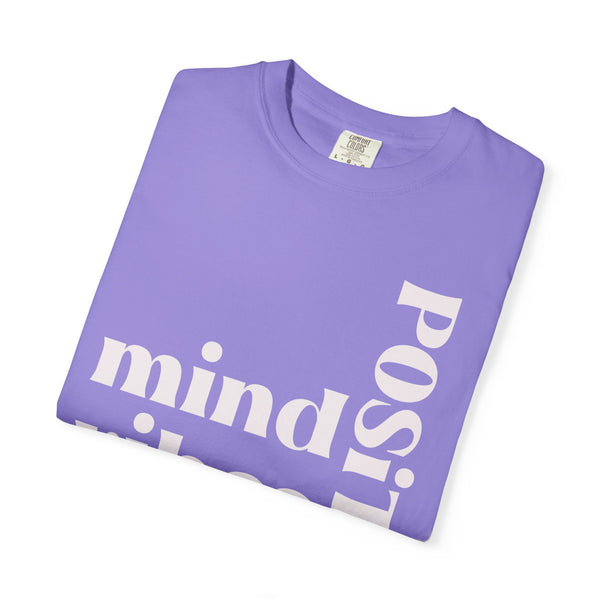 ♡ Positive Mind-Vibes-Life .: Unisex Garment Dyed 100% Cotton T-Shirts (Relaxed fit)