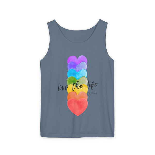 Live the Life .: Garment-Dyed Tank Top