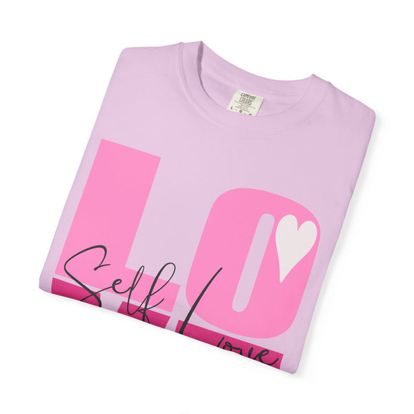♡ Self-LOVE .: Garment Dyed 100% Cotton T-Shirts (Relaxed fit)