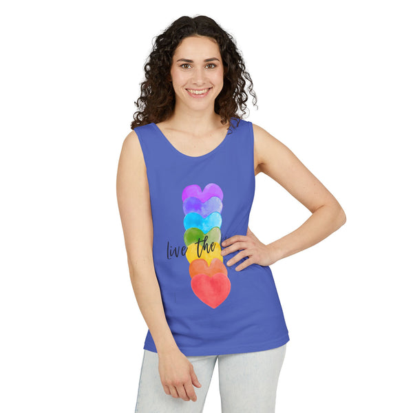 Live the Life .: Garment-Dyed Tank Top
