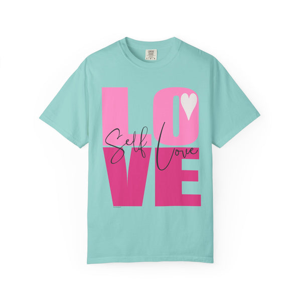 ♡ Self-LOVE .: Garment Dyed 100% Cotton T-Shirts (Relaxed fit)