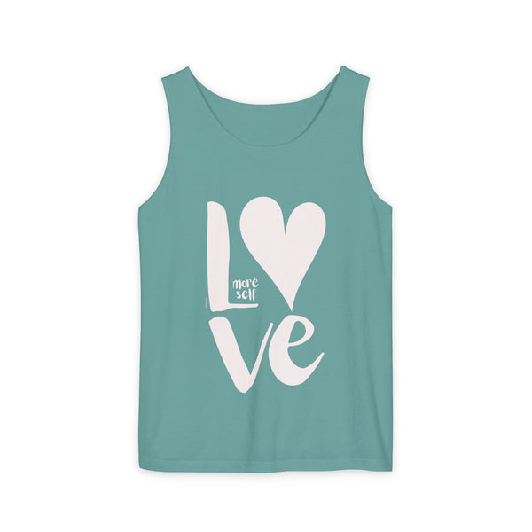 More Self LOVE .: Garment-Dyed Tank Top