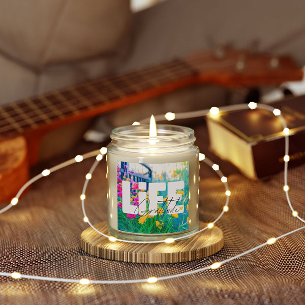 ♡ Life .: Gratitude .: Scented Candle (4oz) Eco Friendly