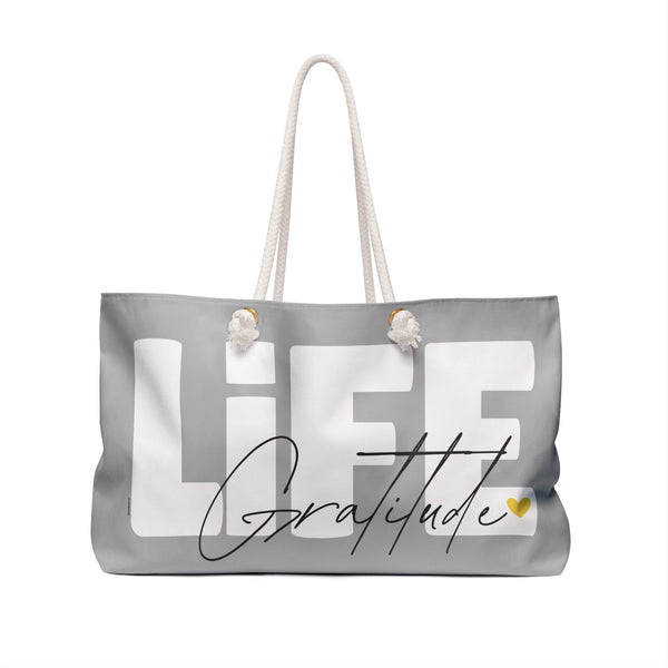 ♡ LIFE .: Gratitude :: Weekender Tote