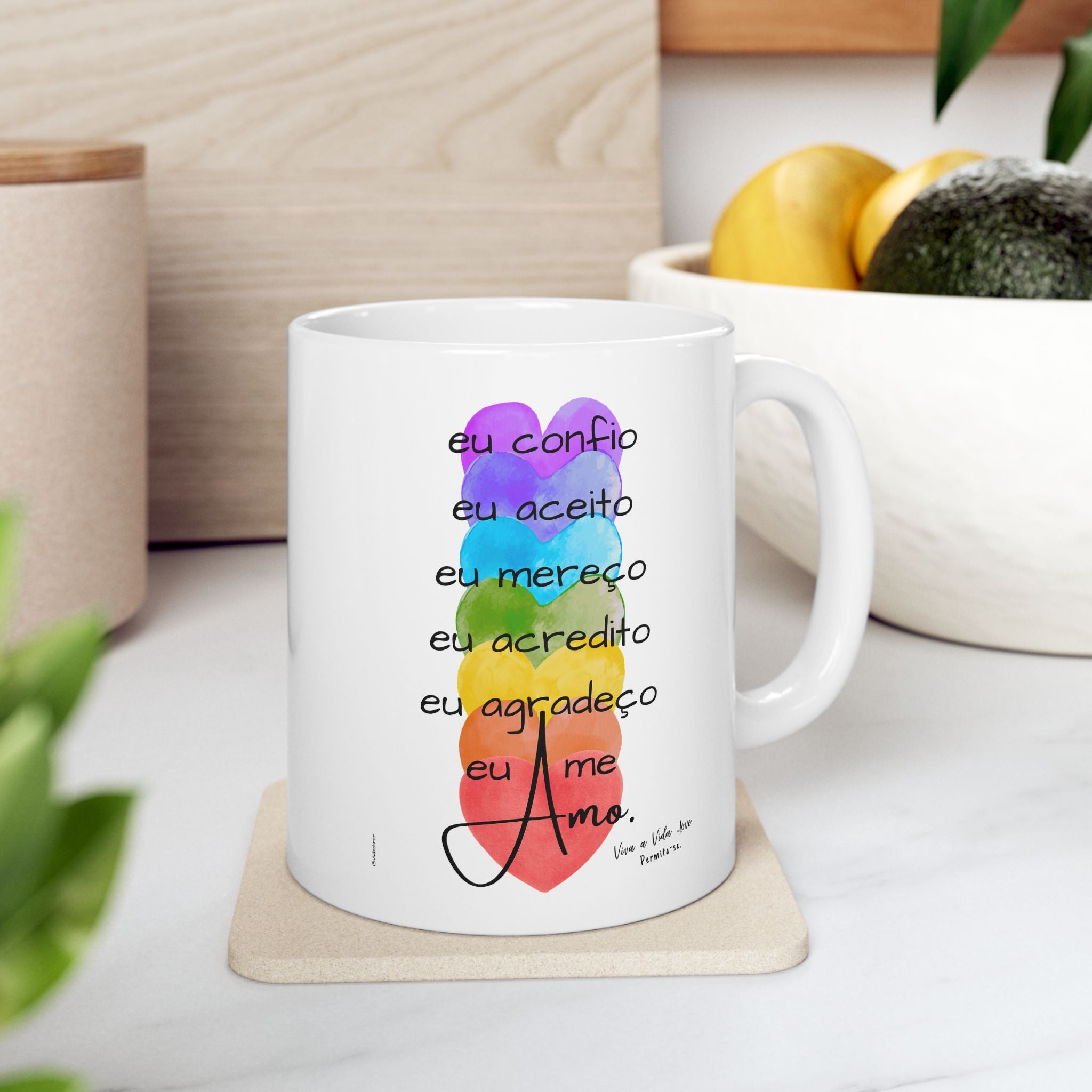 Eu Confio .: Ceramic Mug, (11oz, 15oz)