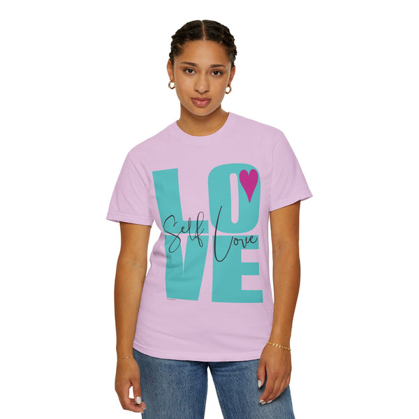 ♡ Self-LOVE .: Garment Dyed 100% Cotton T-Shirts (Relaxed fit)