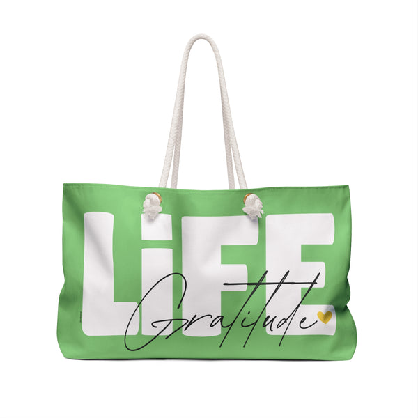 ♡ LIFE .: Gratitude :: Weekender Tote