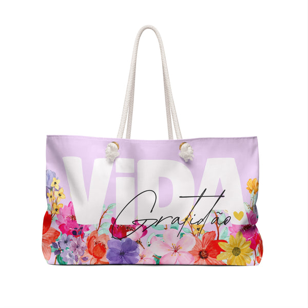 ♡ ViDA :: Gratidão :: Floral Collection .: Fashion Tote Bag