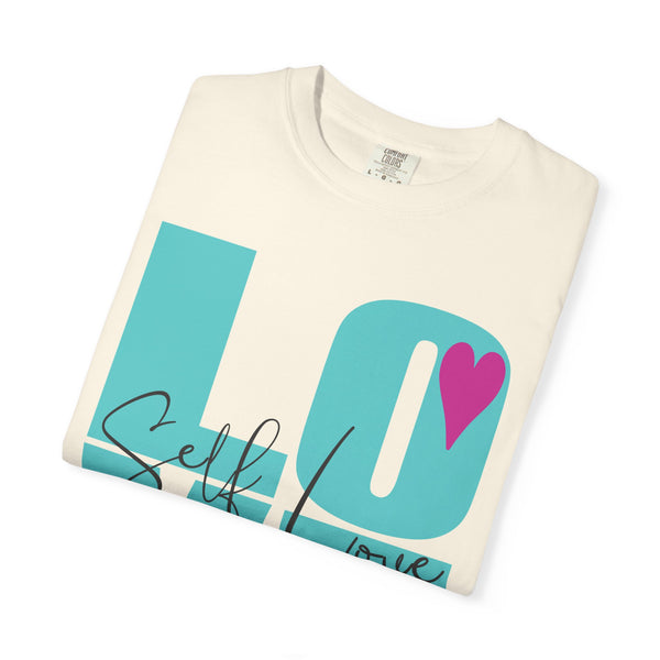 ♡ Self-LOVE .: Garment Dyed 100% Cotton T-Shirts (Relaxed fit)