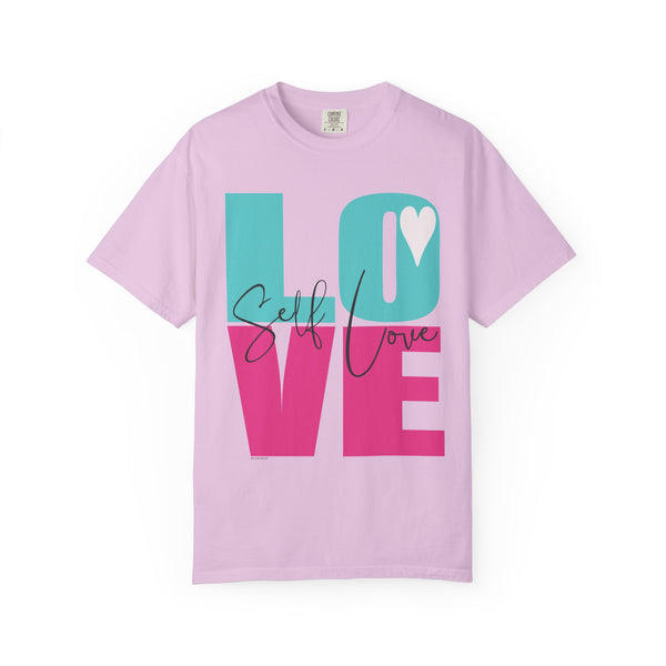 ♡ Self-LOVE .: Garment Dyed 100% Cotton T-Shirts (Relaxed fit)