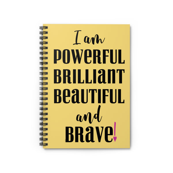 ♡ Positive Mind .: Classic Spiral Notebook :: 118 Ruled Line