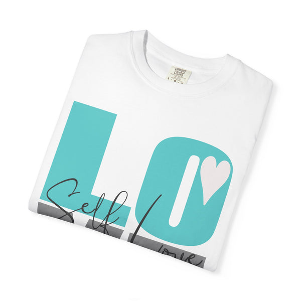 ♡ Self-LOVE .: Garment Dyed 100% Cotton T-Shirts (Relaxed fit)