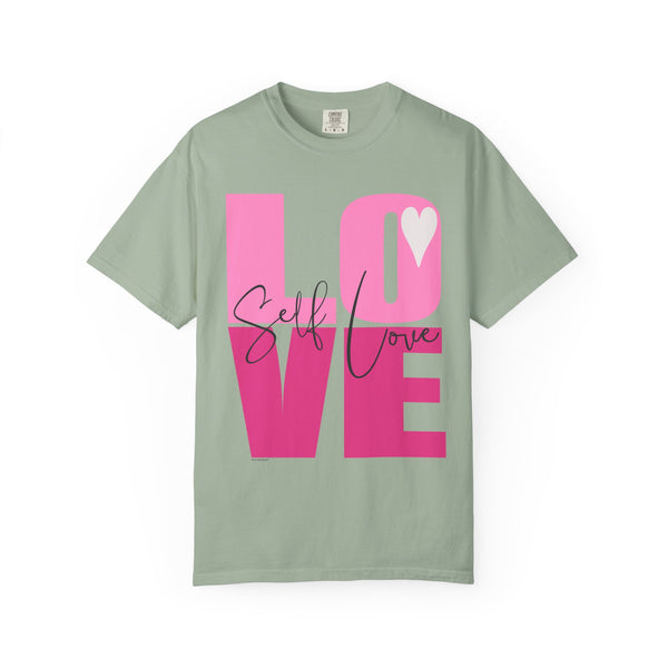 ♡ Self-LOVE .: Garment Dyed 100% Cotton T-Shirts (Relaxed fit)