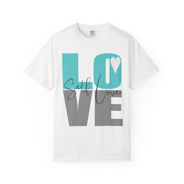 ♡ Self-LOVE .: Garment Dyed 100% Cotton T-Shirts (Relaxed fit)